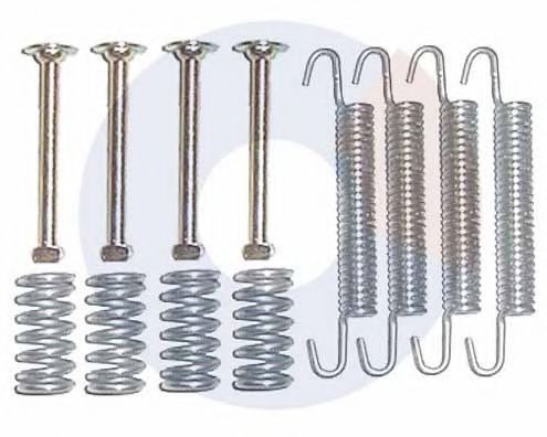 set accesorii, saboti frana parcare