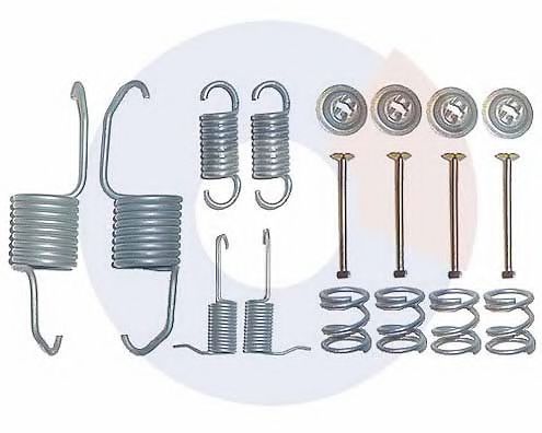 3176 Set accesorii, sabot de frana CARRAB BRAKE PARTS 