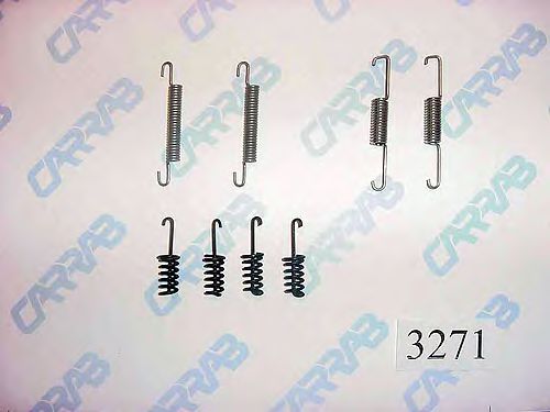 3271 set accesorii, saboti frana parcare CARRAB BRAKE PARTS 