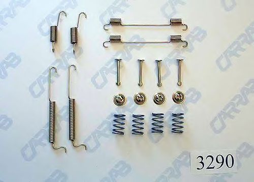 3290 Set accesorii, sabot de frana CARRAB BRAKE PARTS 