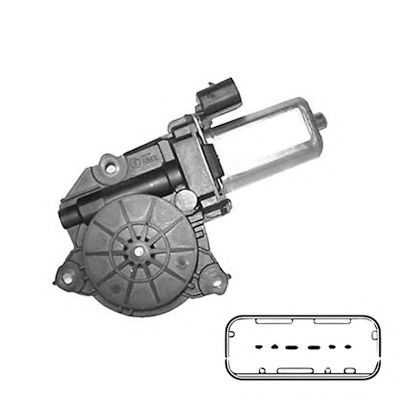 100891 Electromotor, macara geam DOGA 