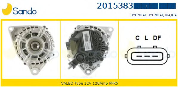 2015383.1 Generator / Alternator SANDO 