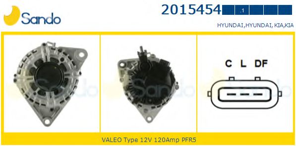 2015454.1 Generator / Alternator SANDO 