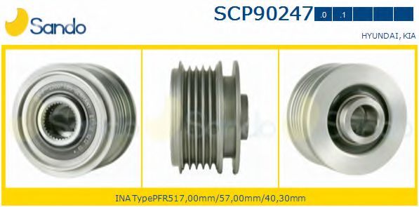 Fulie, alternator