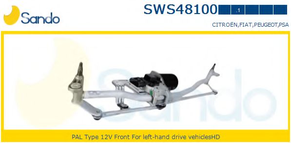 SWS48100.1 Sistem stergator parbriz SANDO 
