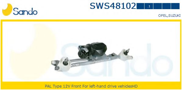 SWS48102.1 Sistem stergator parbriz SANDO 