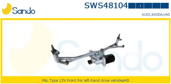 SWS48104.1 Sistem stergator parbriz SANDO 