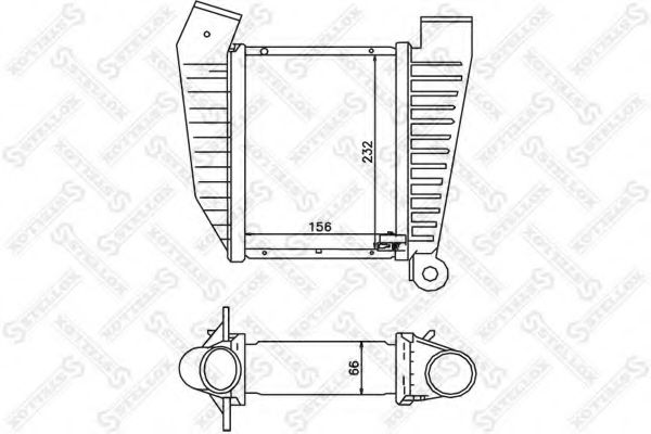 Intercooler, compresor