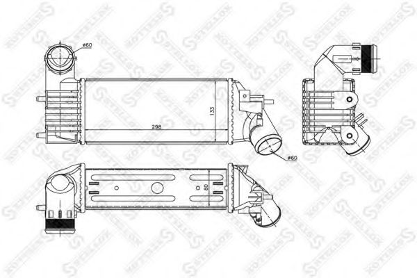 Intercooler, compresor