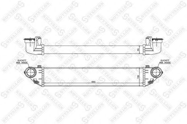 Intercooler, compresor