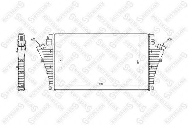 Intercooler, compresor