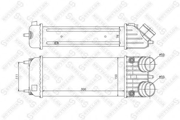 Intercooler, compresor