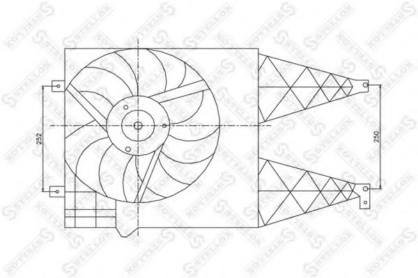 Ventilator, radiator