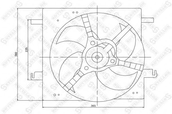 Ventilator, radiator