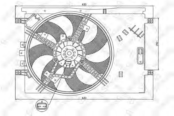 Ventilator, radiator