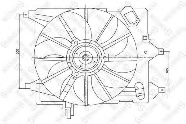 Ventilator, radiator