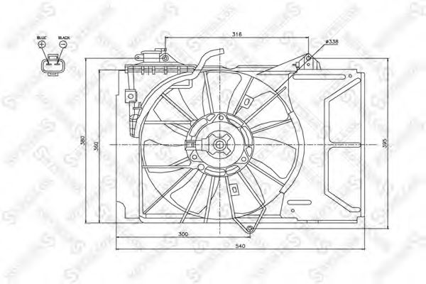 Ventilator, radiator
