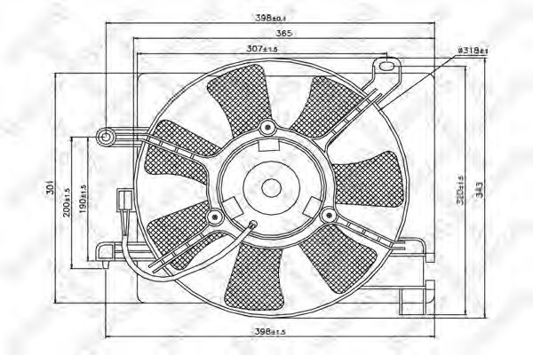 Ventilator, radiator