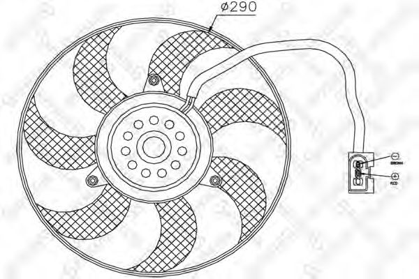 Ventilator, radiator