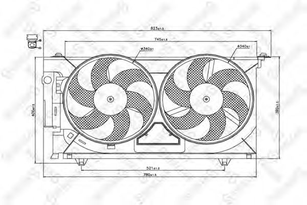 Ventilator, radiator