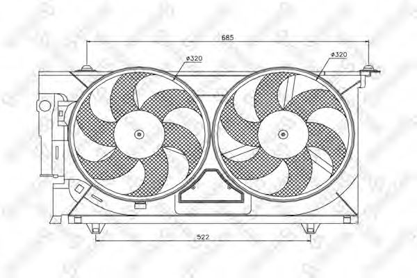 Ventilator, radiator