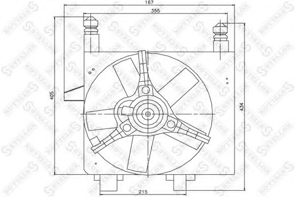 Ventilator, radiator