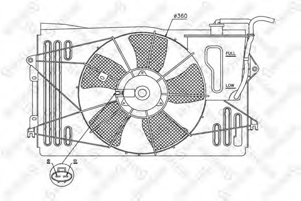 Ventilator, radiator