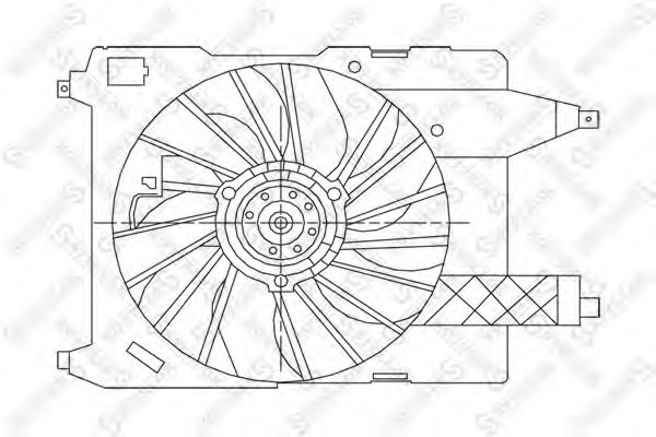 Ventilator, radiator
