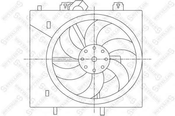 Ventilator, radiator