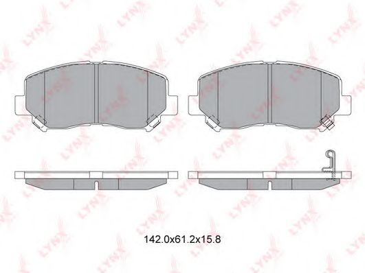 set placute frana,frana disc 2