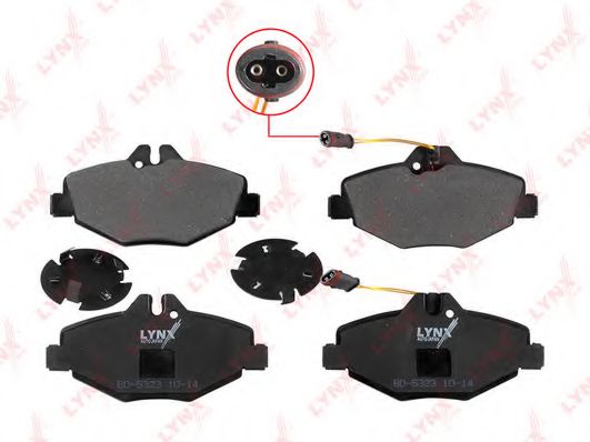 set placute frana,frana disc 2