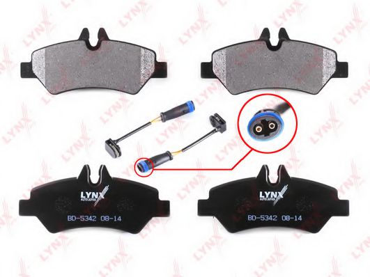 set placute frana,frana disc 2