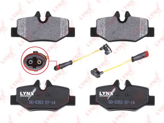 set placute frana,frana disc 2
