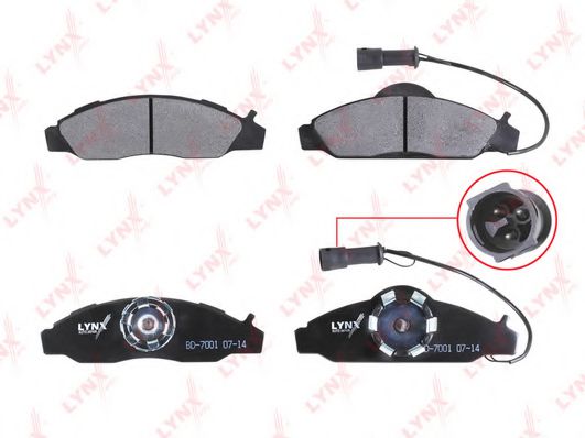 set placute frana,frana disc 2