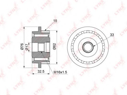 Sistem roata libera, generator 2