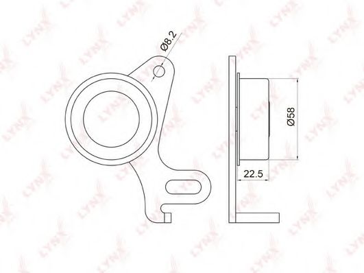 PB-1031 rola intinzator,curea distributie LYNXauto 