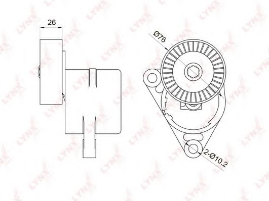 Intinzator curea, curea distributie