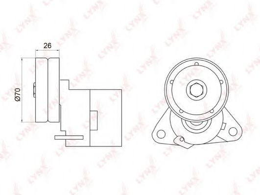 Intinzator curea, curea distributie