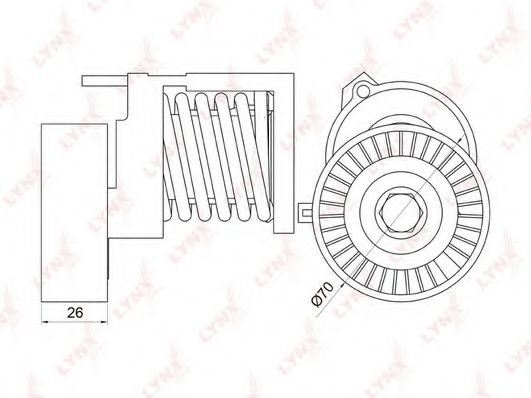 Intinzator curea, curea distributie