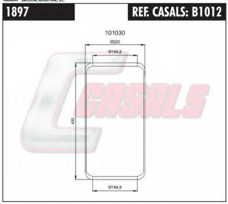 B1012 Burduf, suspensie pneumatica CASALS 