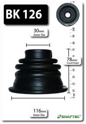 BK126 Ansamblu burduf, articulatie planetara SHAFTEC 