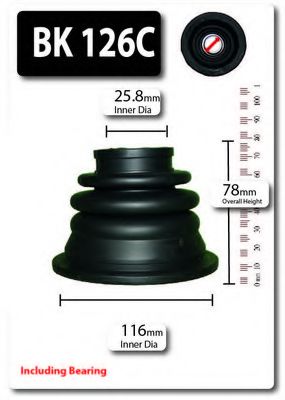 BK126C Ansamblu burduf, articulatie planetara SHAFTEC 