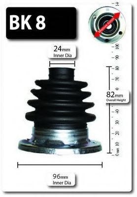 BK8 Ansamblu burduf, articulatie planetara SHAFTEC 