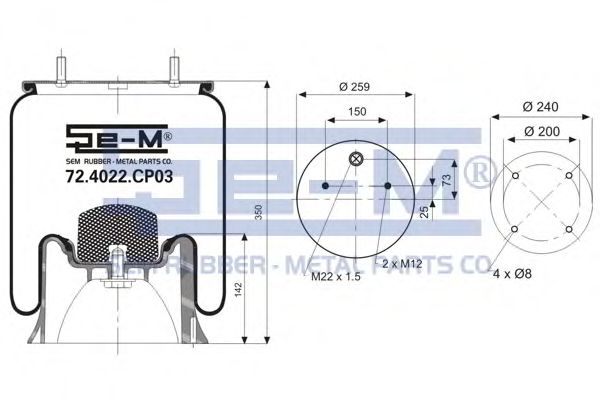 Burduf, suspensie pneumatica