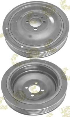 Fulie curea, arbore cotit