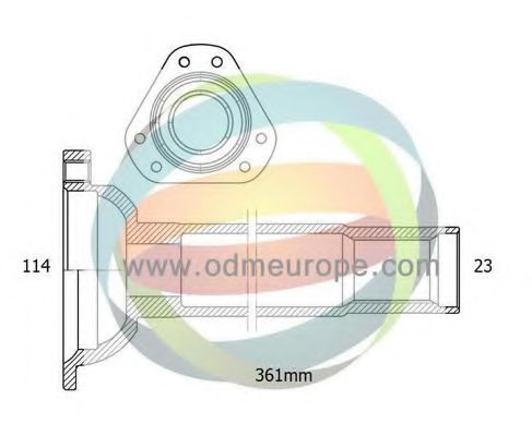 16-210100 Arbore, diferential ODM-MULTIPARTS 