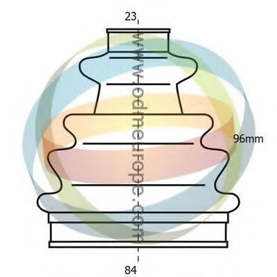 21-990117 Ansamblu burduf, articulatie planetara ODM-MULTIPARTS 
