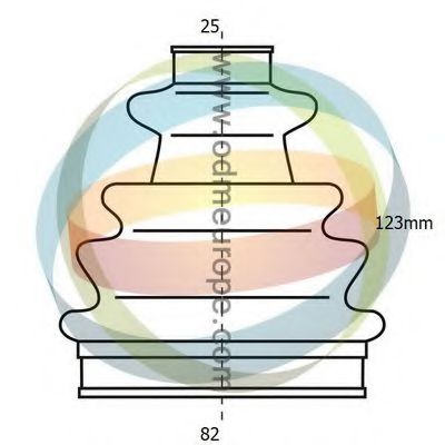 21-990295 Ansamblu burduf, articulatie planetara ODM-MULTIPARTS 