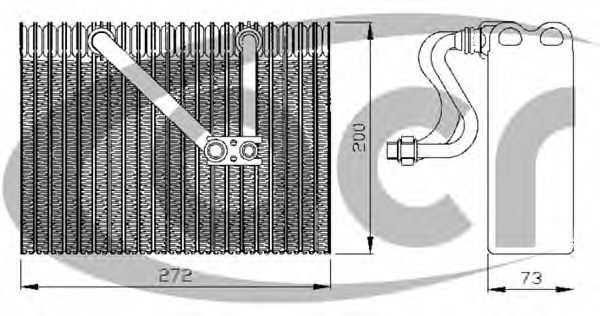 310145 evaporator,aer conditionat ACR 
