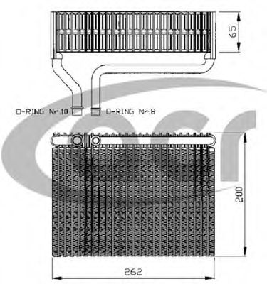 310155 evaporator,aer conditionat ACR 